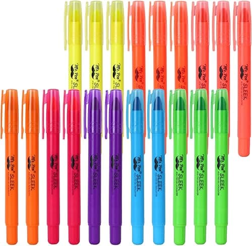 Mr. Pen No-Bleed Bible Highlighters & Pens (20-Pack)