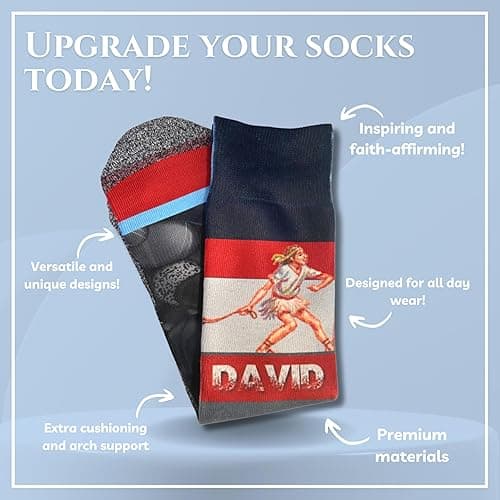 Armor of God Bible Verse Crew Socks for Men